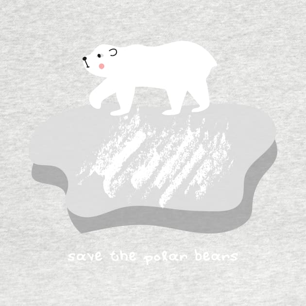 Save The Polar Bear Environmentalist Eco Friendly Climate Change by BitterBaubles